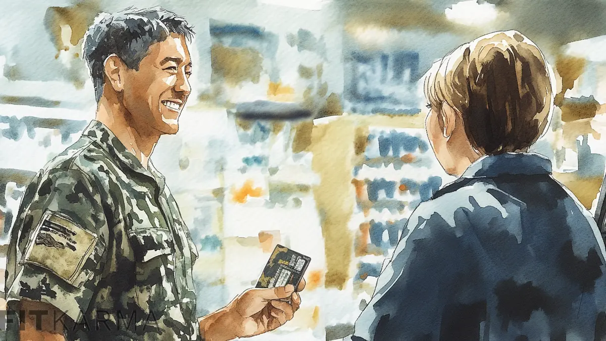 Active duty military members and veterans using discounts at various retailers
