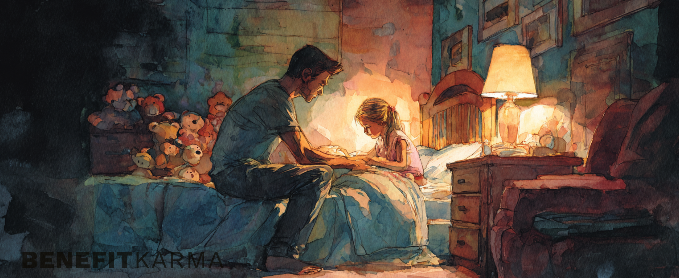 Child Tax Credit update with happy family and IRS documents.