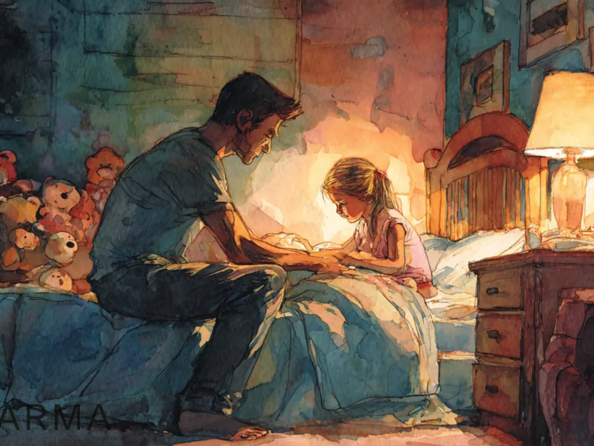 Child Tax Credit update with happy family and IRS documents.