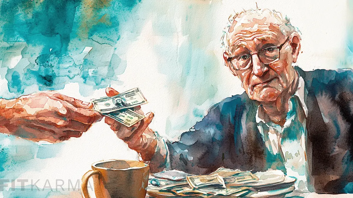 Social Security benefit checks with a large portion marked as 'overpayment' to be withheld.