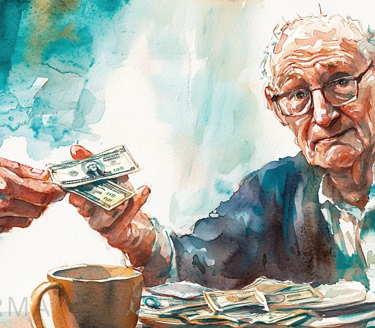 Social Security benefit checks with a large portion marked as 'overpayment' to be withheld.