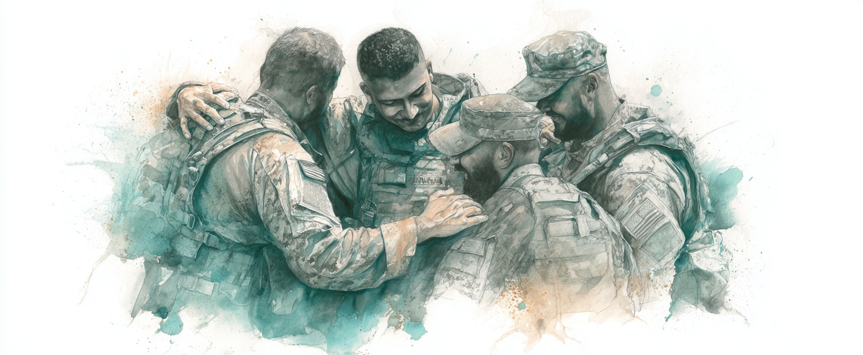 Veteran sitting calmly outdoors representing mental health support and VA benefits