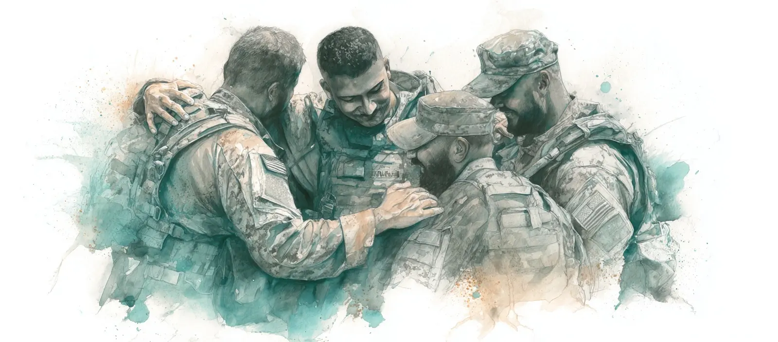 Veteran sitting calmly outdoors representing mental health support and VA benefits