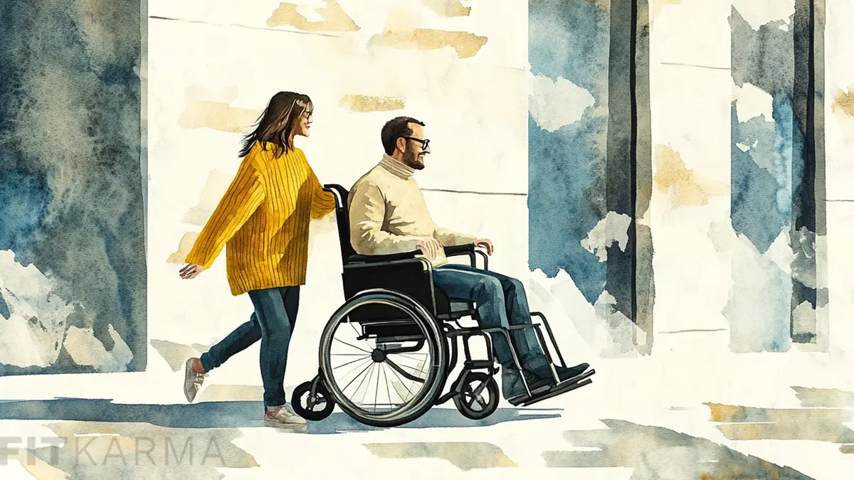 Person recovering from injury receiving financial assistance for temporary disability