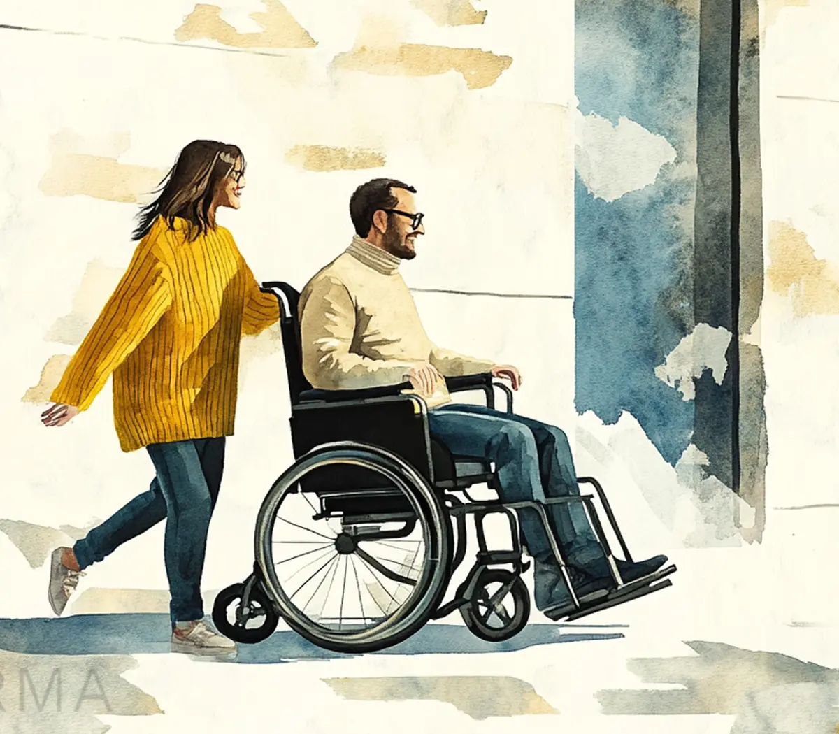 Person recovering from injury receiving financial assistance for temporary disability